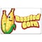 Signmission Roasted Corn Banner Concession Stand Food Truck Single Sided B-96 Roasted Corn19 - alternate 1